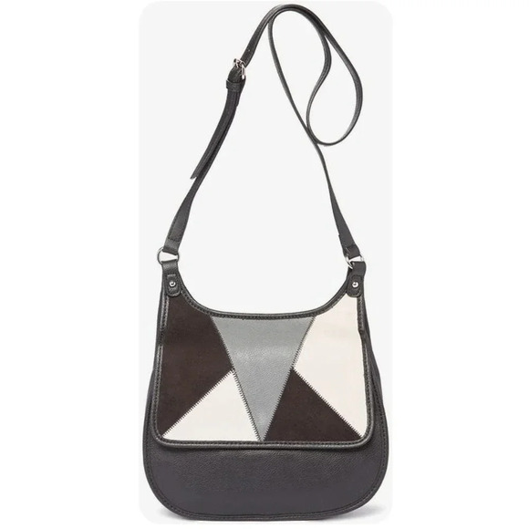 Nine West Patchwork Faux Leather Crossbody Bag - Picture 1 of 7